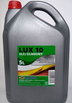 Olej LUX 10, 5 l KONFEKCJA MOTPOL LUX10 LUX5 ROZL