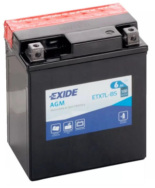 AKUMULATOR 12V 6AH EXIDE ETX7L-BS 113-70-130