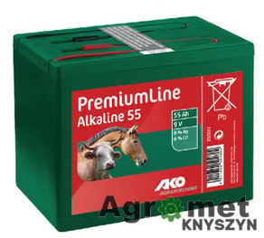 Bateria Alkaliczna Do Elektryzatora 9 V, 55 Ah Mała