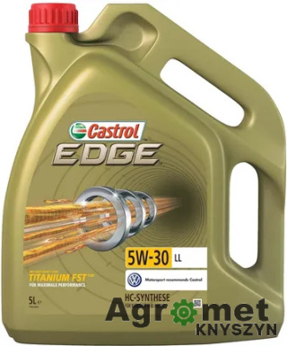 OLEJ CASTROL EDGE 5W30 4L 15668B TITANIUM 15669B 5L 4008177111624