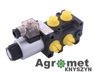 Dzielnik elektrozawór kierunkowy elektromagnetyczny kontroli W-E12DVS6/2 (DVS6/50L) G1/2" 50L 24V DC Waryński