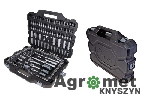 Zestaw kluczy nasadowych 181 el. – GRANIT BLACK EDITION Zestaw kluczy nasadowych 181 el. – GRANIT BLACK EDITION
