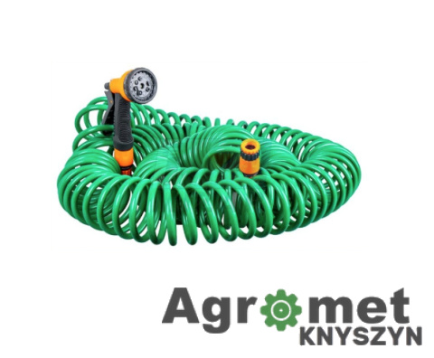 Garden Wąż spiralny 30m EVA OGRODOWY 659110 YM9033 wąż ogrodowy, pistolet 7 funkcji, 2x szybkozłącza, przyłącze na kran 1/2 1899 Garden Wąż spiralny 30m EVA OGRODOWY 659110 YM9033 wąż ogrodowy, pistolet 7 funkcji, 2x szybkozłącza, przyłącze na kran 1/2 1899