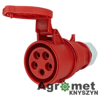 Gniazdo przenośne CEE 32A 5P 400V Gniazdo przenośne CEE 32A 5P 400V