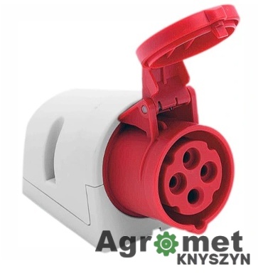 Gniazdo stałe CEE 32A 4P 400V Gniazdo stałe CEE 32A 4P 400V