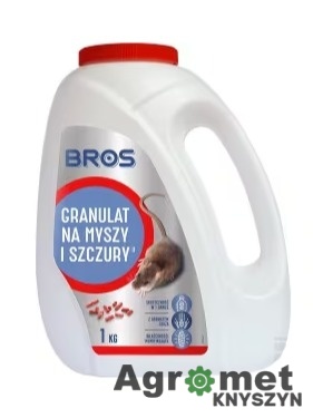 Granulat na myszy i szczury 1 kg – skuteczna trutka gryzoniobójcza