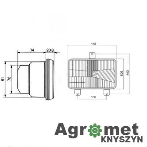 LAMPA 3824712M91 MF MASSEY FERGUSON VPM3303 Reflektor COBO przedni lewy prawy 2270507950000 3824712M91, 3824712M92 LAMPA 3824712M91 MF MASSEY FERGUSON VPM3303 Reflektor COBO przedni lewy prawy 2270507950000 3824712M91, 3824712M92