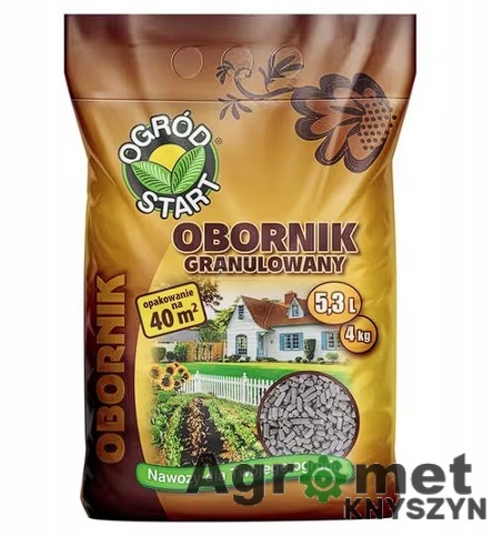 Nawóz Obornik Granulowany 4 kg Nawóz Obornik Granulowany 4 kg