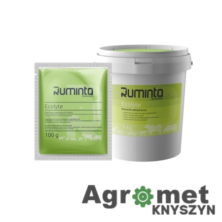 ECOLYTE – Natychmiastowe uzupełnienie energii i elektrolitów cielak 1,5kg RUMINTA