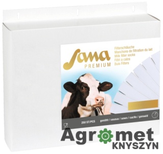 Filtr rurowy do mleka Sana Premium, 610 x 95, szyte, 250 szt., Kerbl 016111 01-6111 46742