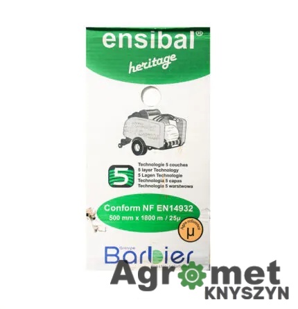 🌾 ENSIBAL Folia do bel sianokiszonki – biała, 500 mm