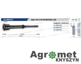 Guma strzykowa 8 Spaggiari typ Westfalia WK1 7021.2725.030 DŁUGA 8 mm, 4szt 70212725030 01-5735 0-215 0215
