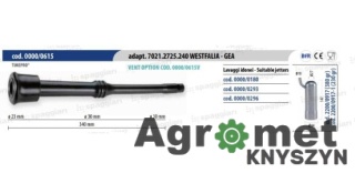 Guma strzykowa typ Westfalia WK1 7021.2725.240, długa 10 mm, 4szt., Spaggiari 70212725240 01-5745