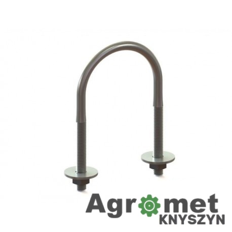 Kabłąk obejma rury 1/2" – 23 mm, M8, H=75 mm