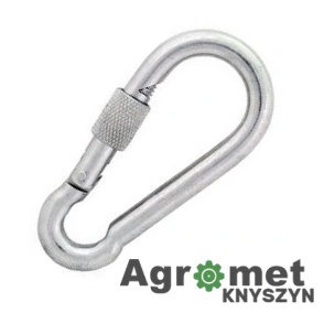 KARABIŃCZYK BLOKADA 80 125KG Karabińczyk do lin z zabezpieczeniem, 8 mm 9079