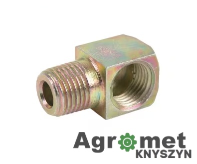 Kolanko z gwintem zewnętrznym/wewnętrznym 90° M6–M10