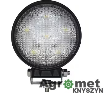 Lampa Robocza Okrągła Led, 42w 3360lm Światło Skupione