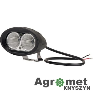 Lampa Robocza Owalna Led, 20w 1800lm Światło Rozproszone