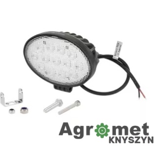 Lampa Robocza Owalna Led, 39w 3510lm Światło Rozproszone