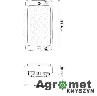 Lampa Robocza LED Kramp – 27W, 3375lm – Maksymalna Wydajność i Optyka Combo