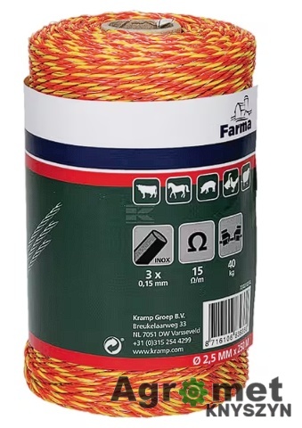 Plecionka 250m (3x0.16 Ss) BASIC Kerbl 110550