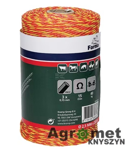 Plecionka 250m (3x0.16 Ss) FARMA