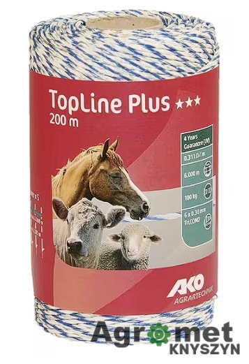 Plecionka Top Line Plus, 200 M AKO