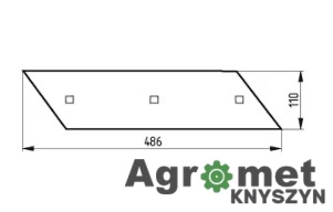 5020301010171 Płóz krótki pasuje do B-200