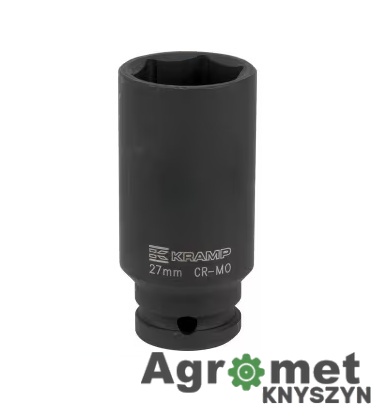 Klucz nasadowy udarowy przedłużany 6-kt. 3/4", 27 mm