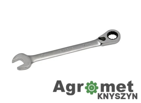 Klucz Płasko-Oczkowy z Grzechotką 17 mm
