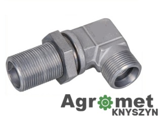 Kolanko hydrauliczne metryczne BB 90 18/18 M18x1.5/M18x1.5 KBB18X18 GRODZIOWE 2010000002995