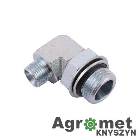 Kolanko hydrauliczne metryczne BB 90 22/20 M22x1.5/M20x1.5 GRODZIOWE