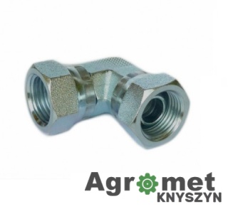 Kolanko hydrauliczne metryczne COMPACT AA 90 18/18 M18x1.5/M18x1.5 KAA18X18