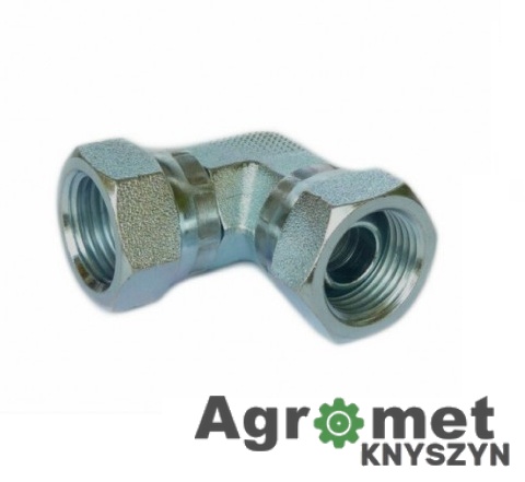 Kolanko hydrauliczne metryczne COMPACT AA 90 18/18 M18x1.5/M18x1.5 KAA18X18