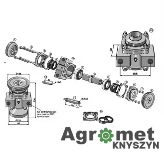 Kołnierz wewnętrzny do wału 4 – Kramp (17100037H)
