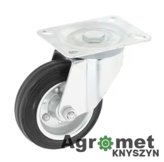 Koło Metalowo Gumowe Skrętne Gopart, 75 Mm