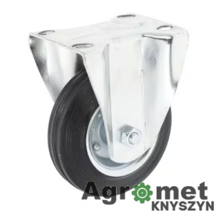 Koło Metalowo Gumowe Stałe Gopart, 100 Mm