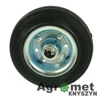 Koło Metalowo Gumowe Z Tulejką Gopart, 125 Mm