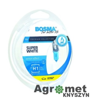 Komplet Żarówek H1 Super White, 12 V, 55w, 14,5s