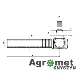 Końcówka drążka kierowniczego