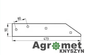 1116720010 Płóz przedni, lewy PO 741 Unia