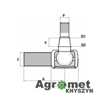 Końcówka Drążka Massey Ferguson