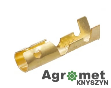 Końcówka przewodu nasadkowa cylindryczna N 2,5 – 2.5 mm², 3.6 mm, bursztynowa, nieizolowana