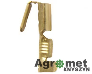 Końcówka przewodu nasadkowa płaska żeńska I-2,5, 2.5 mm², 6.3 mm, z rozdzielaczem,