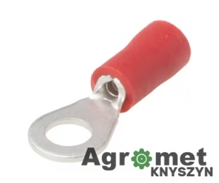 Końcówka Przewodu Oczkowa Czerwona 0.5-1.0 Mm2, M4