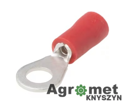 Końcówka przewodu oczkowa, czerwona 0.5–1 mm² Ø 6 mm | Kramp LA9165CKR