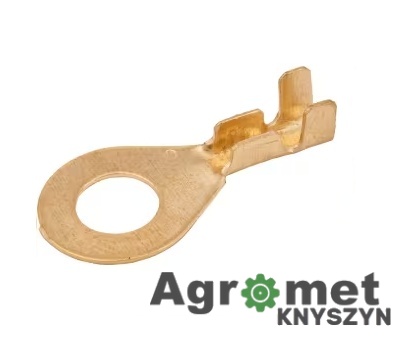 Końcówka przewodu oczkowa M8 6 mm² bursztynowa nieizolowana | 1440000124