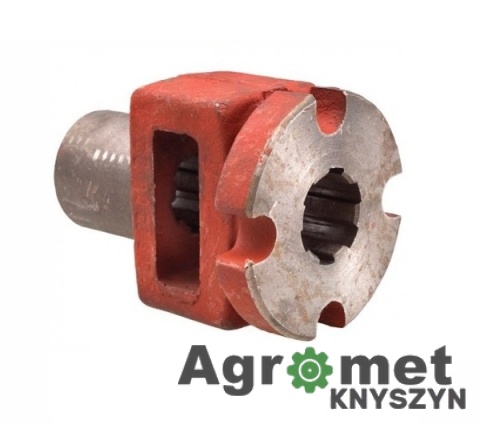 Końcówka sprzęgła frezowa – rozrzutnik obornika 