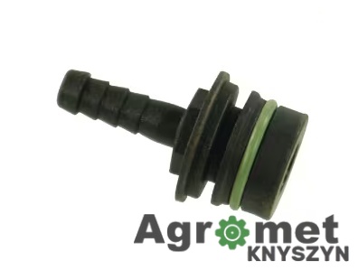 Końcówka węża Arag 463001A10 – 10 mm, prosta, złączka wtykowa z widełkami