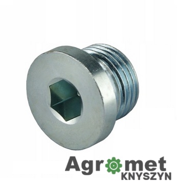 Korek z uszczelnieniem ED M14x1,5 imbusowy